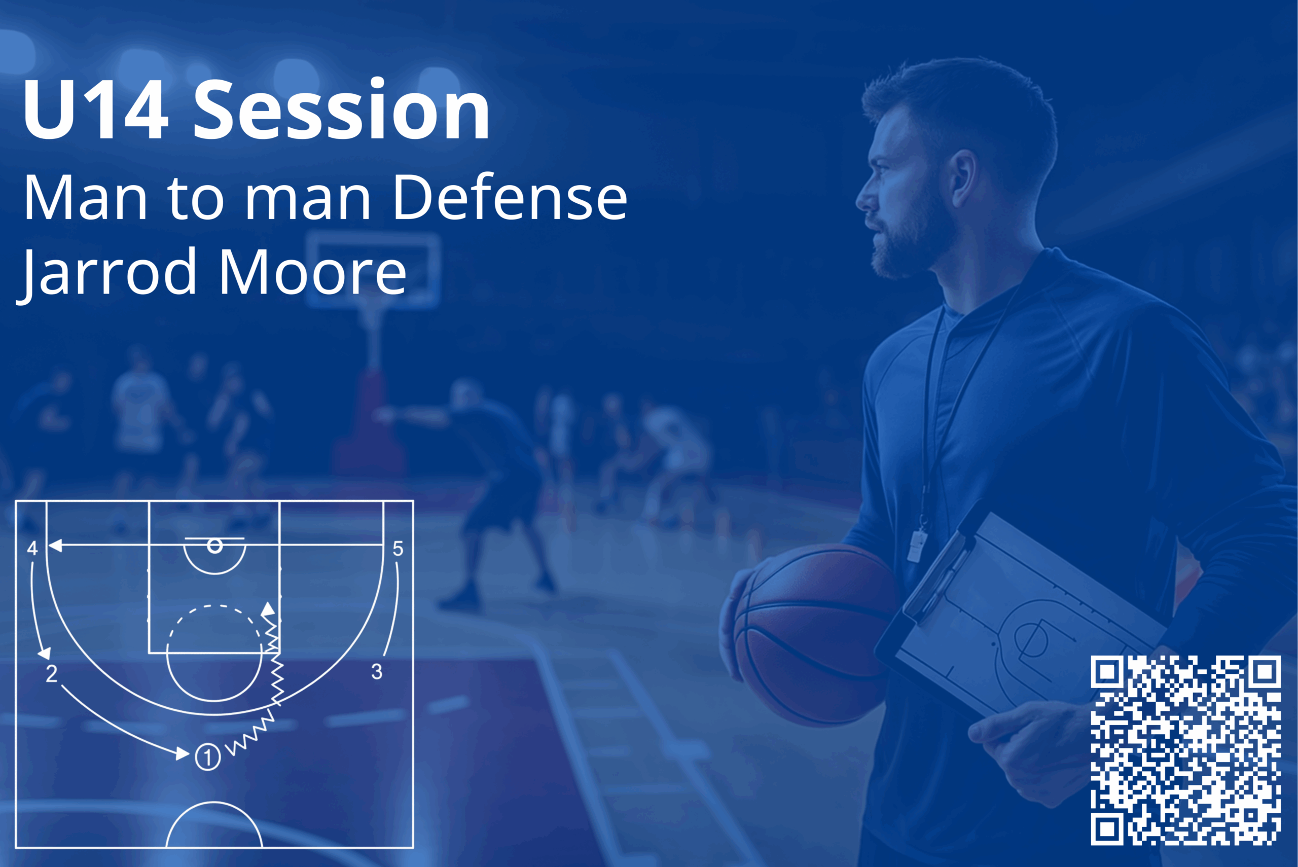 basketball clinic drills u14 man to man defense jarrod Moore